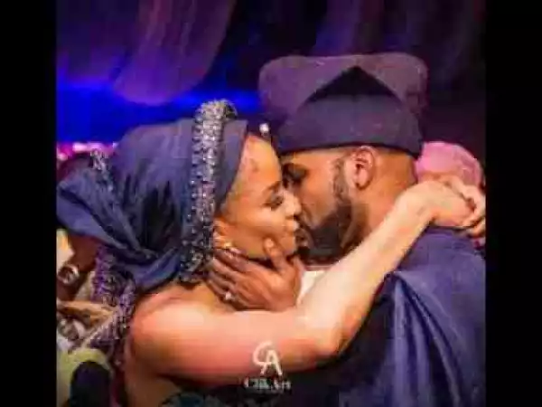 Video: Banky W & Adesua Share Their First kiss And Show Off Their Dance Moves At Their Wedding